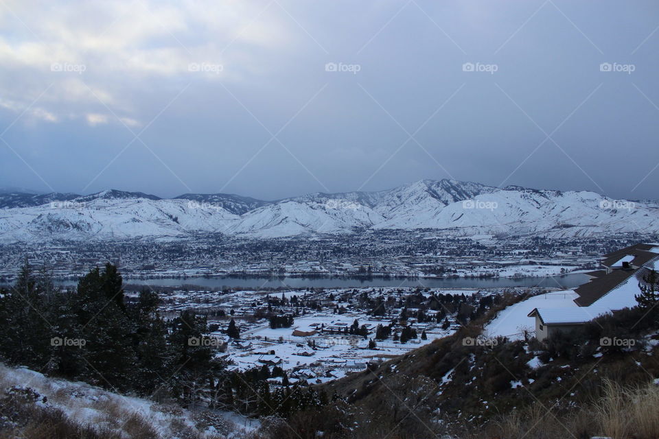 Winter Landscape, Wenatchee Washington