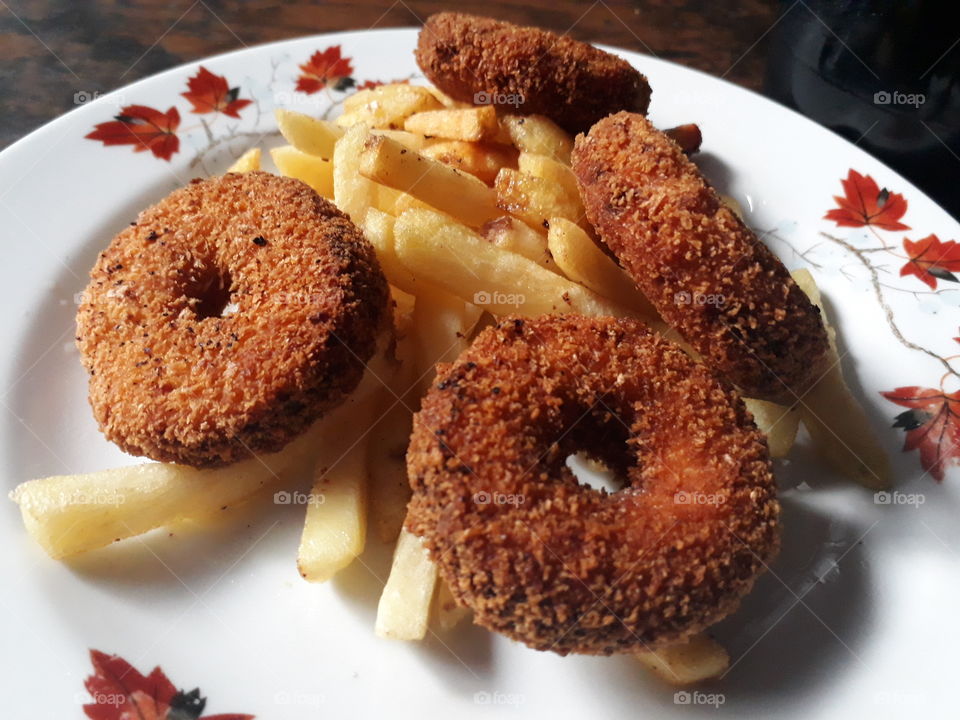 Crispy Fried Chicken Donuts