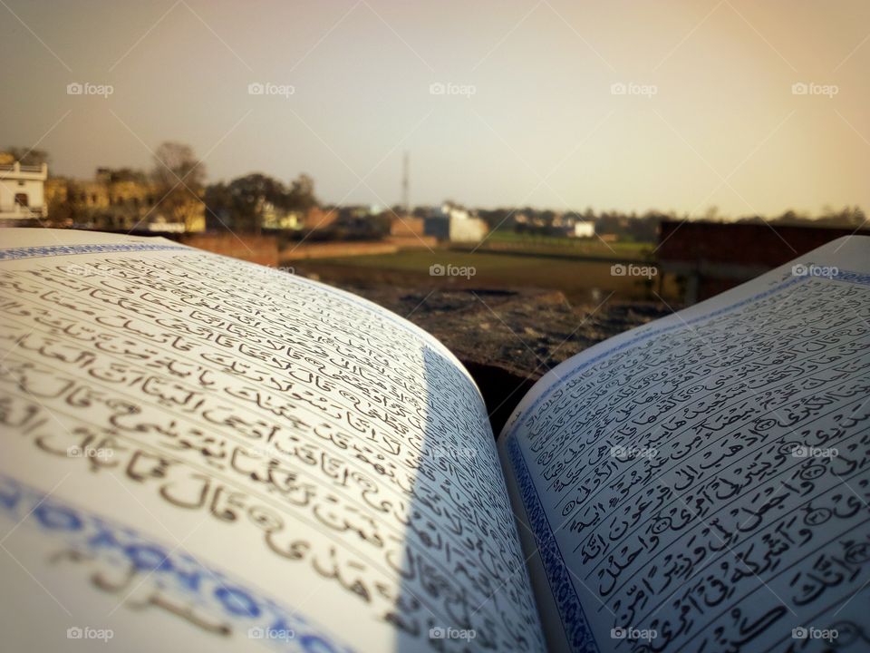 Al-Quran
central religious text of Islam, which Muslims believe to be a revelation from God. It is widely regarded as the finest work in classical Arabic literature. The Quran is divided into chapters, which are then divided into verses.