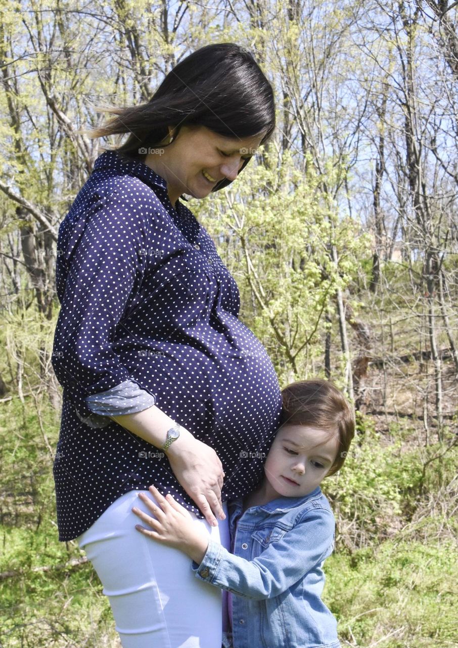 Mother to be with daughter