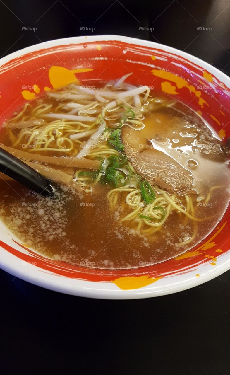 Ramen with char siu and soup