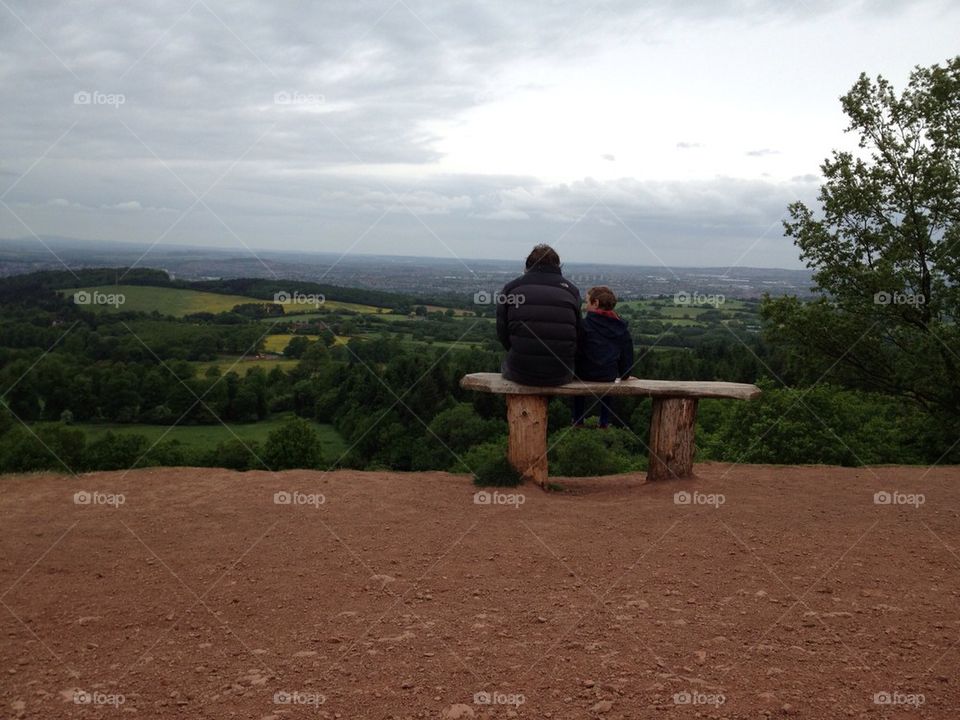 View over the clent hills