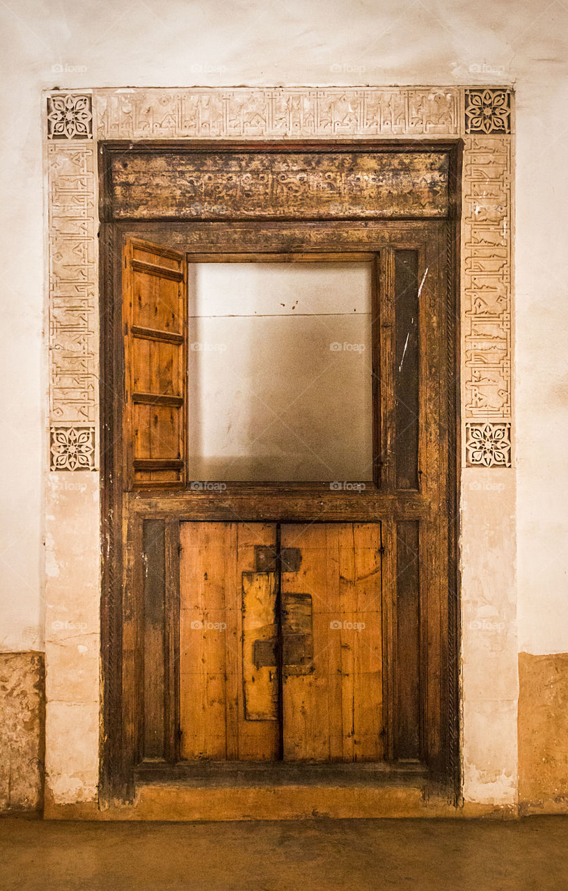 Old door in Marrakech