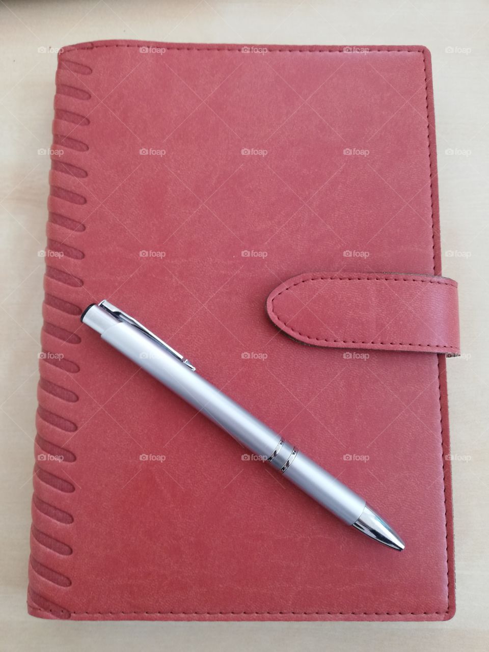 Leather notebook
