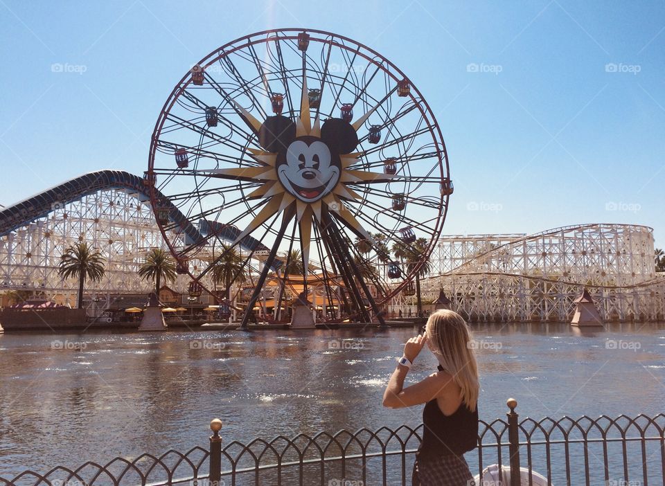 Girl at Disneyland 