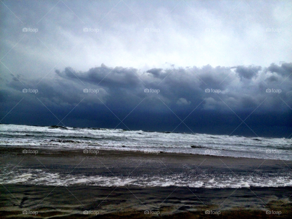 daytona beach beach ocean storm by bcpix