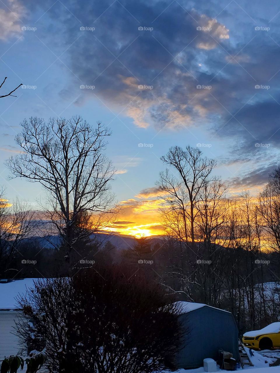 Early morning sunrise