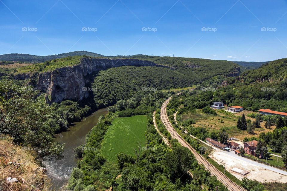 Magnificent view of Iskar Gorge in Balkan Mountains, Bulgaria