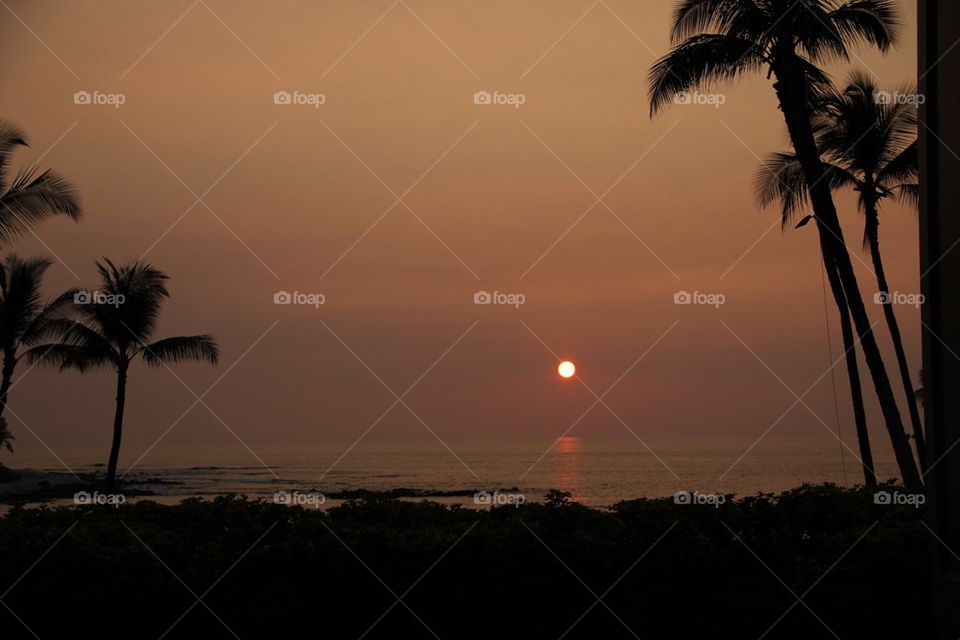 Hawaii sunset 