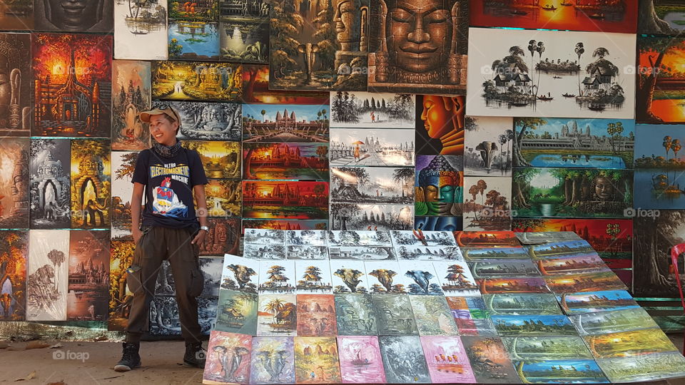 Art and paintings from Cambodia