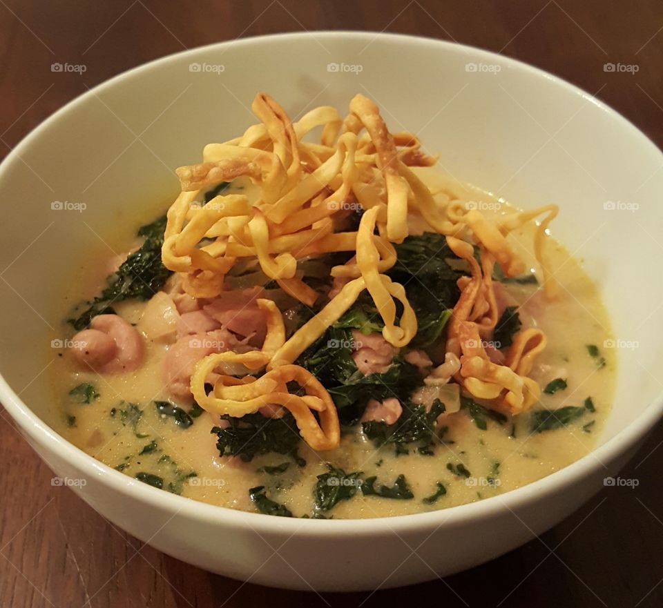 chicken Khao soi soup