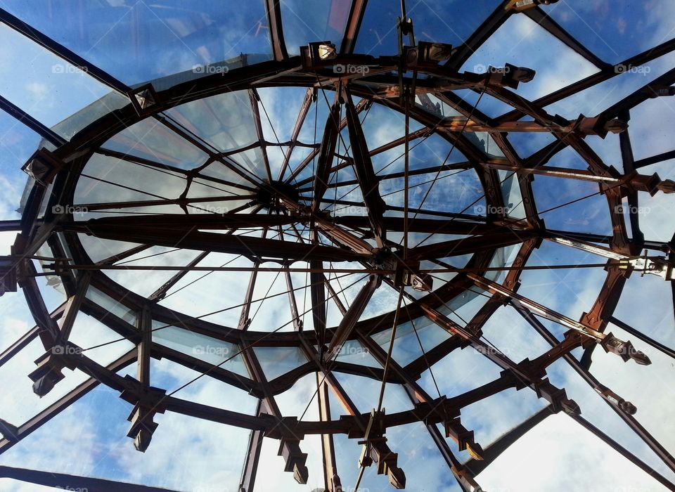 the roof of the chapel where we got married.  Windows of memories