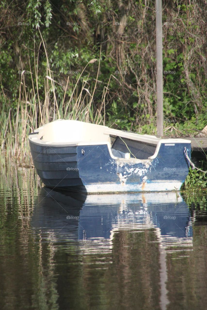 Fisherman's boat resting