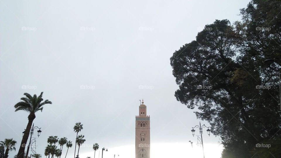 beautiful Kotoubia tower mosque.