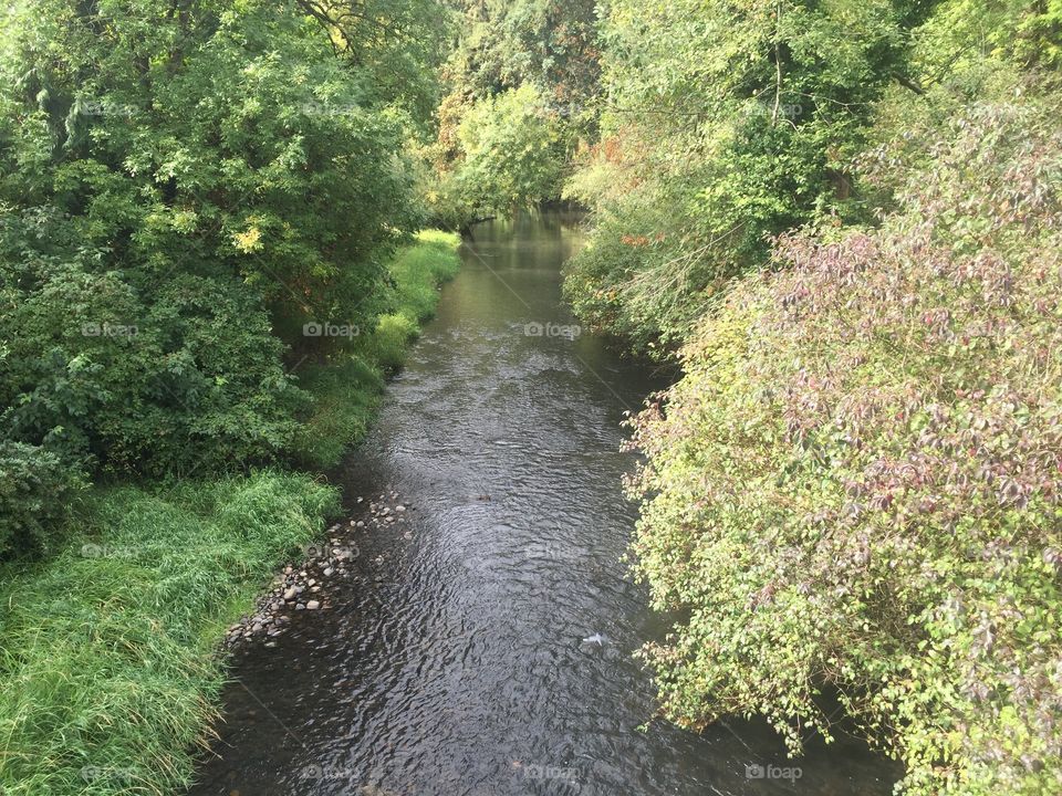 River in the city Vancouver, Washington 