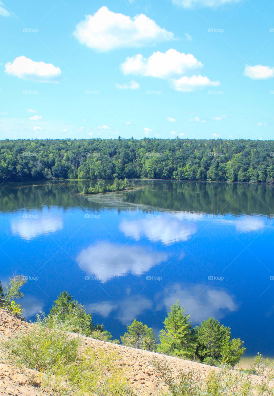 reflection on the lake