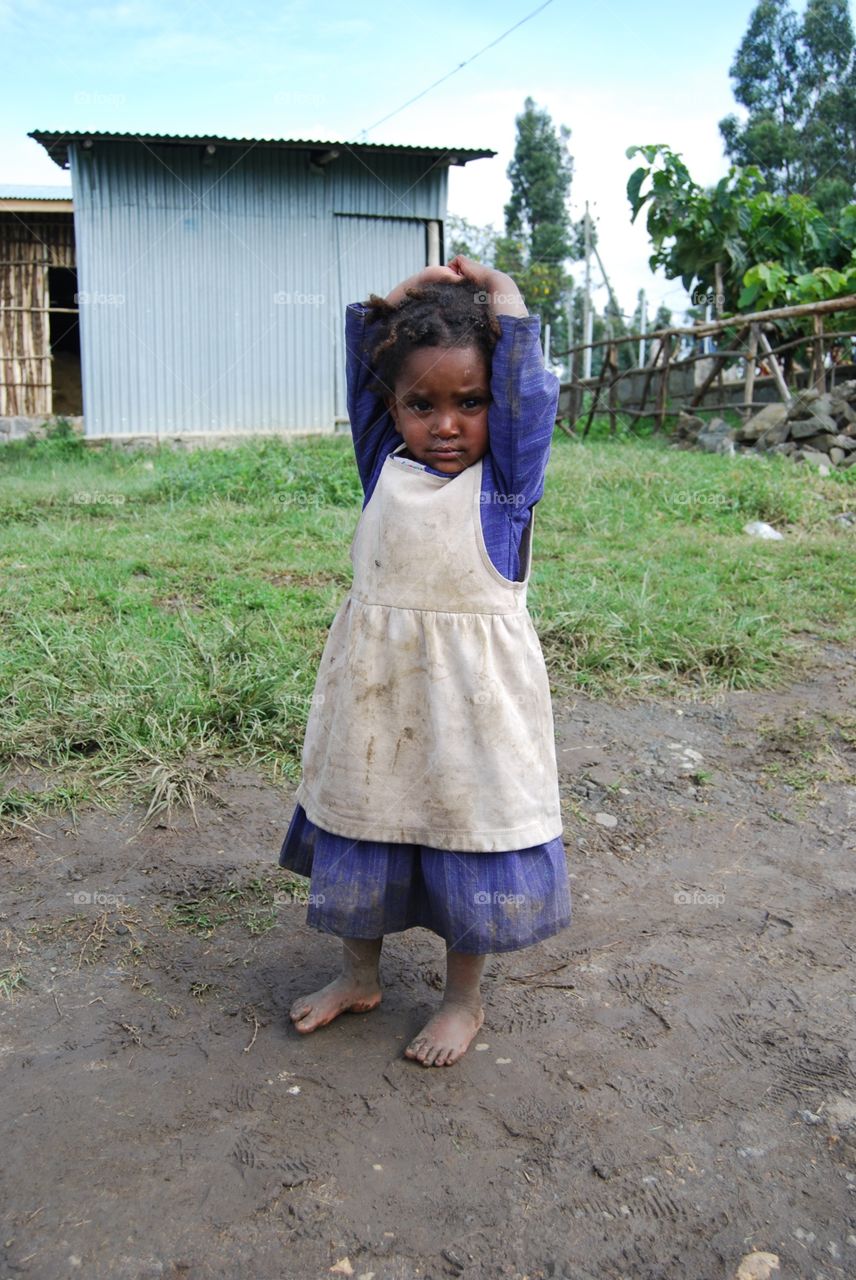 Sweet girl in Ethiopia 