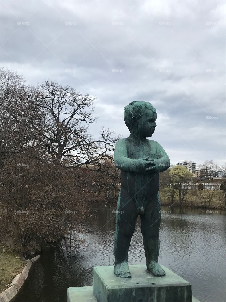 Statue at Frogner Park 