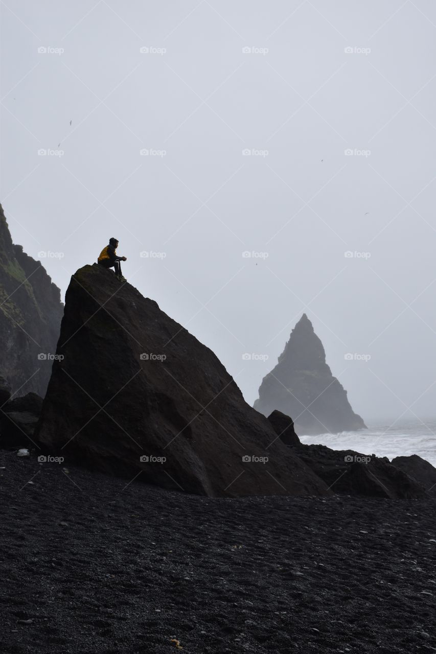 On the beaches of Vik