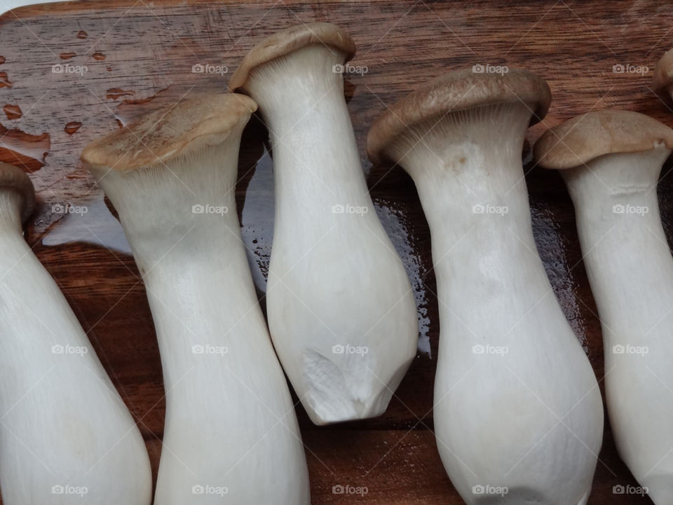 food vegetable mushroom fungus by sonchai