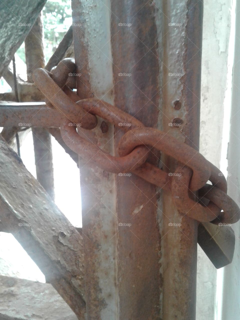 Locked iron