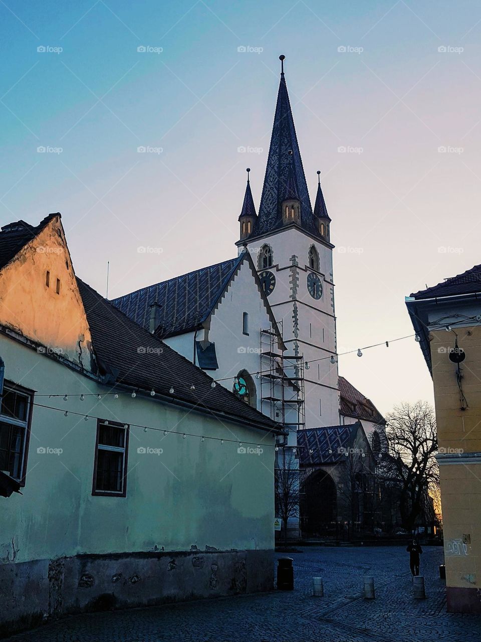 the evangelical church in Sibiu