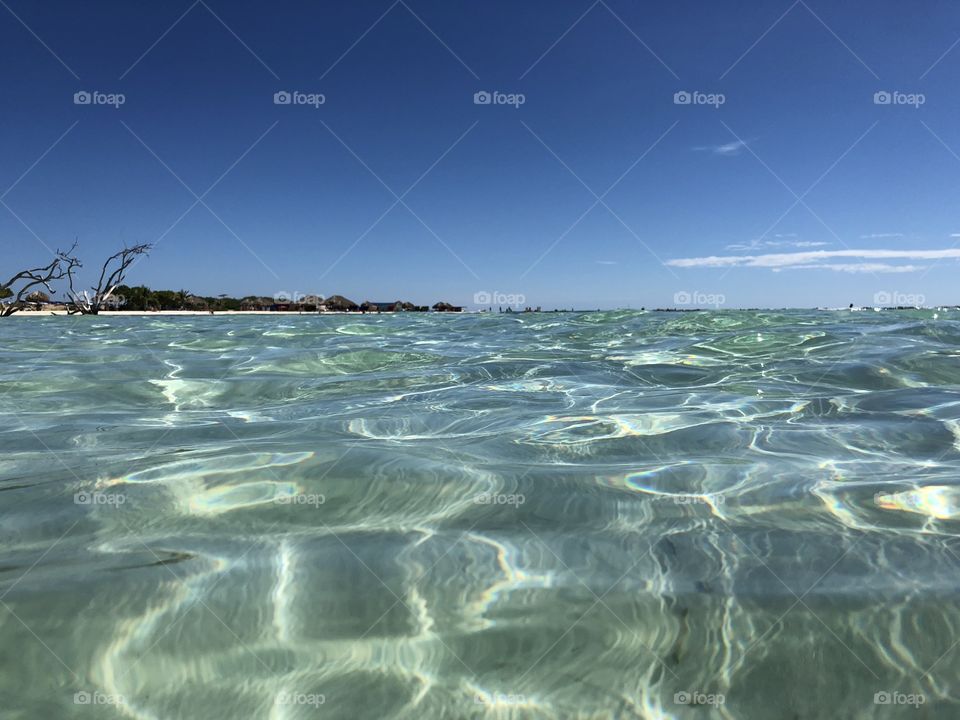 Crystalline waters of Aruba 