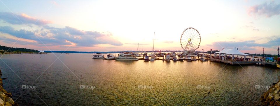 Harbor at Sunset