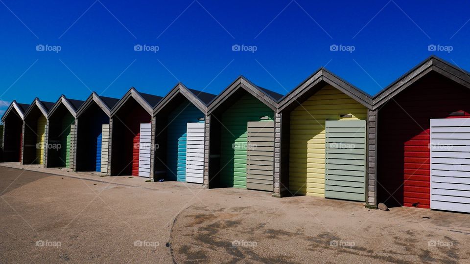 Beach huts
