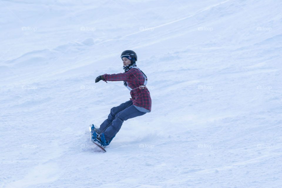 winter holidays. skating on dogs, sledding, snowboarding,