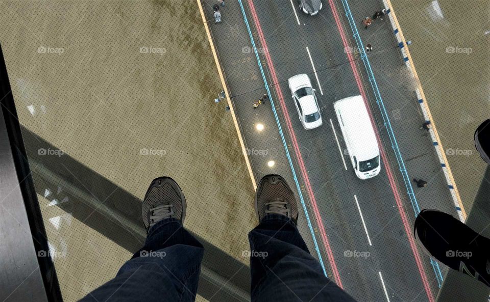 Albeit a bit disconcerting this glass walkway located on the London Bridge offers a unique point of view of the city below. I'm not a fan of heights so it took some extra mojo to walk on the glass. I had to take a picture of my shoes to remind me of my bravery and the reward of overcoming my fears.