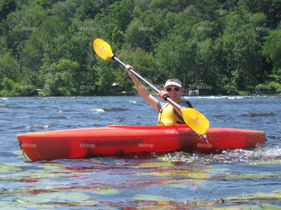 Kayaking in Saratoga. Kayaking near Saratoga Lake