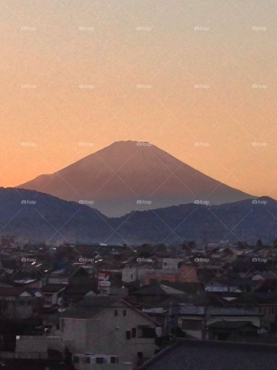 Fuji sunset