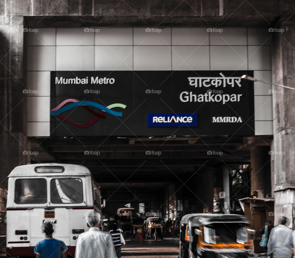 Mumbai metro, India