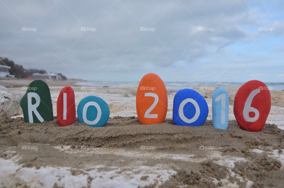 Rio 2016, Olympic and Paralympic Games on stones