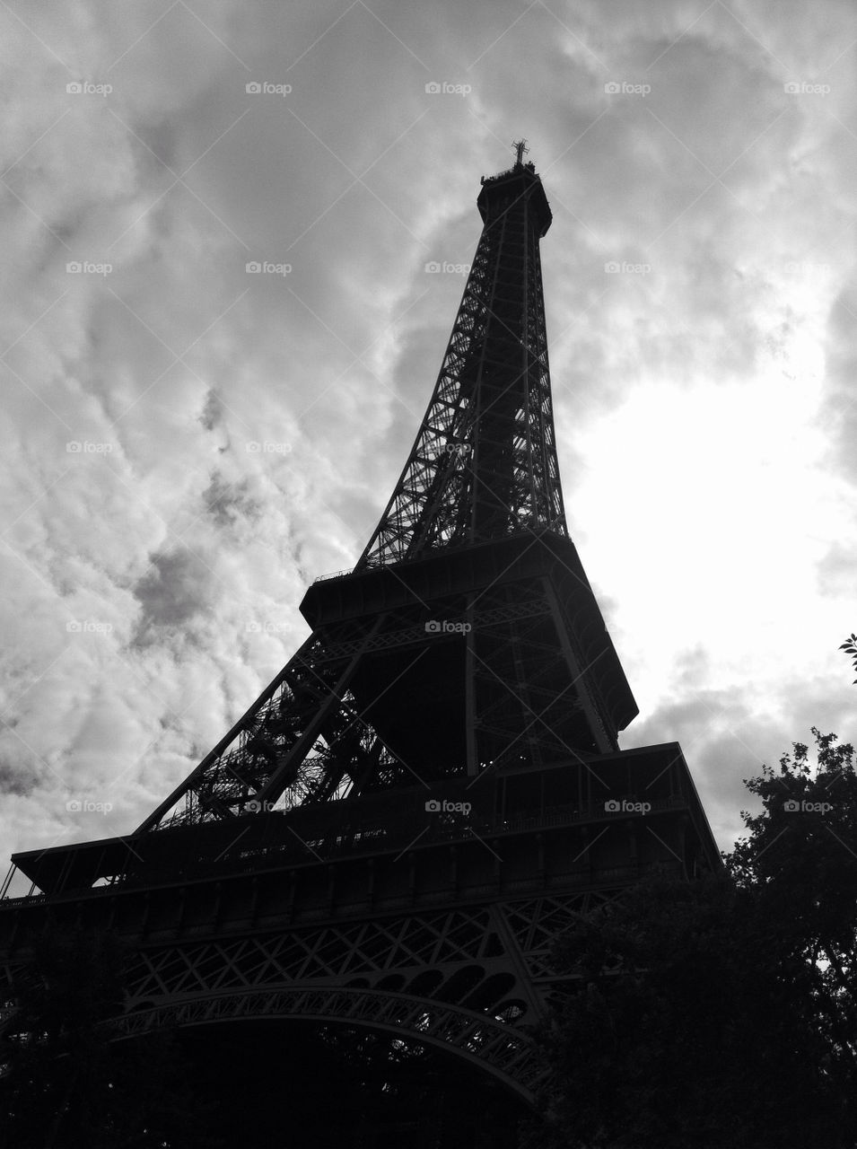 sky landmark paris eiffel tower by SmileItsJo