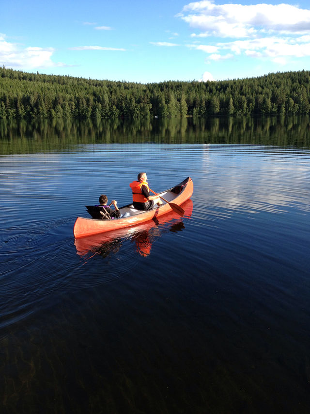 The lake Logärden in province Dalarna in Sweden.