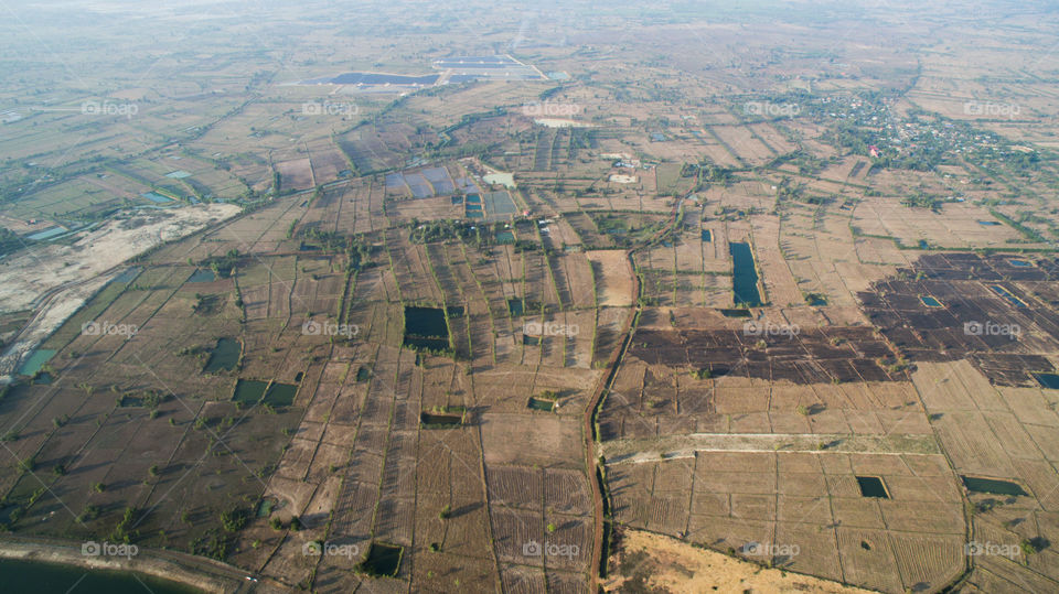 Aerial, Landscape, Cropland, Agriculture, Travel