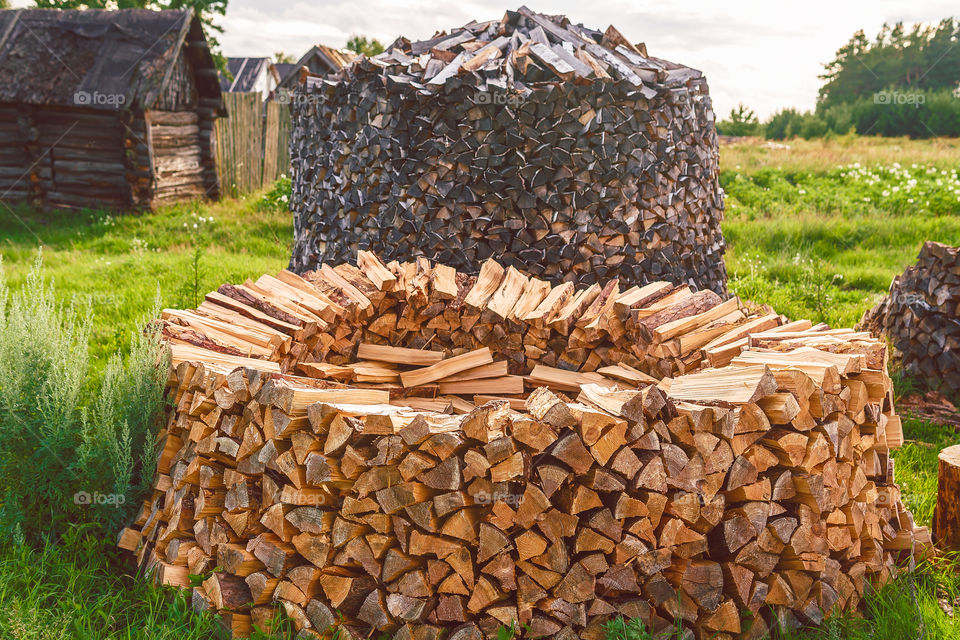 Wood, firewood, countryside, rural