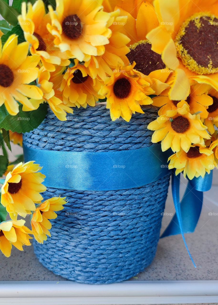 Complementary Colors, Flower Pot