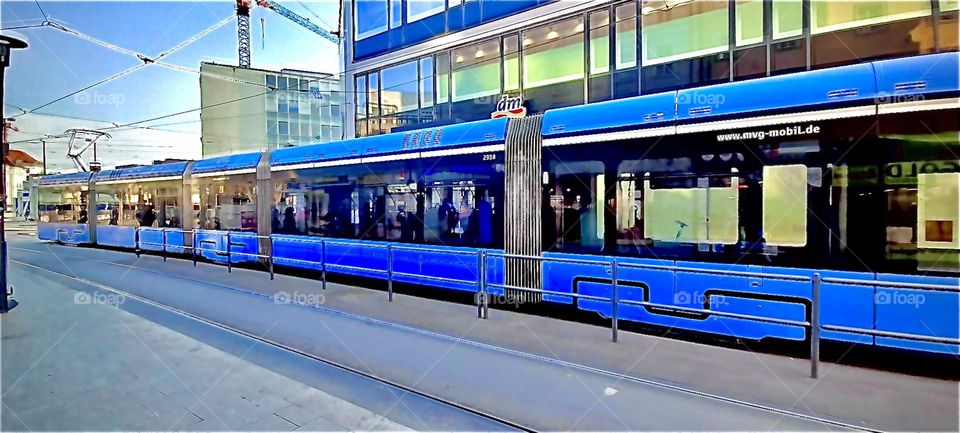 The “Straßenbahn” known in English speaking countries as the “tram” or “street cars” is an old fashioned form of public transportation that is still alive and well in the Bavarian capitol, “Munich”. 2022. Hypnotic Productions