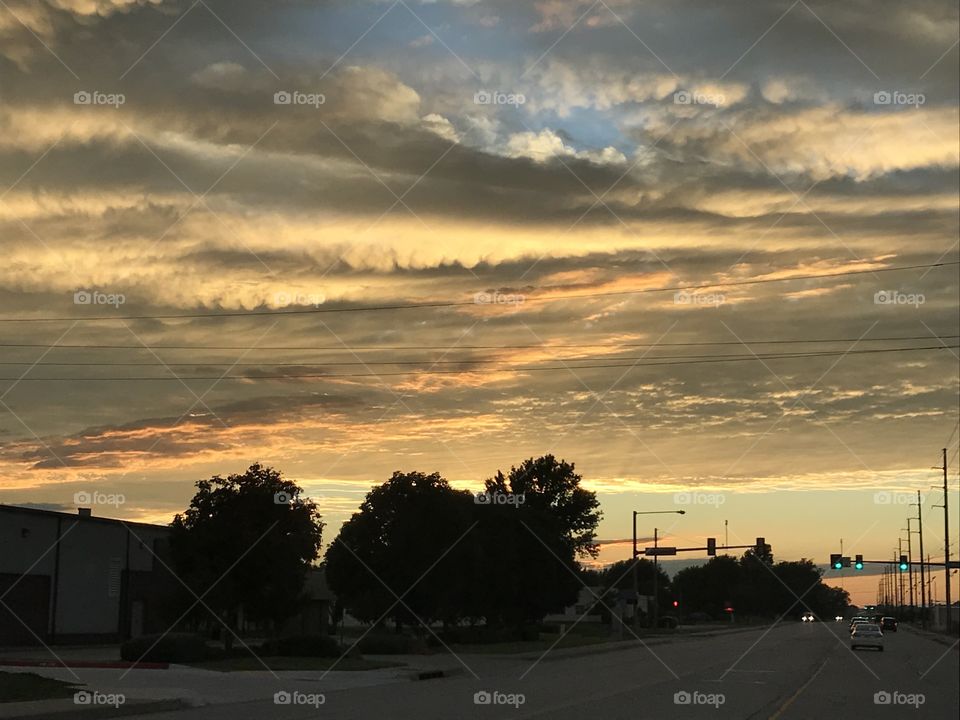 Tulsa, Oklahoma sunset 