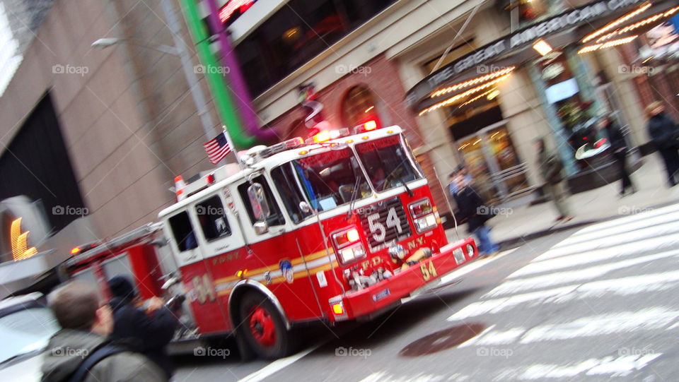 new york fire engine