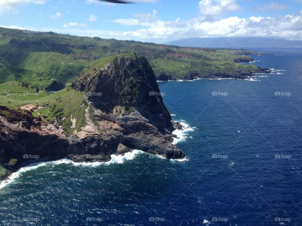 Hawaii from helicopter 