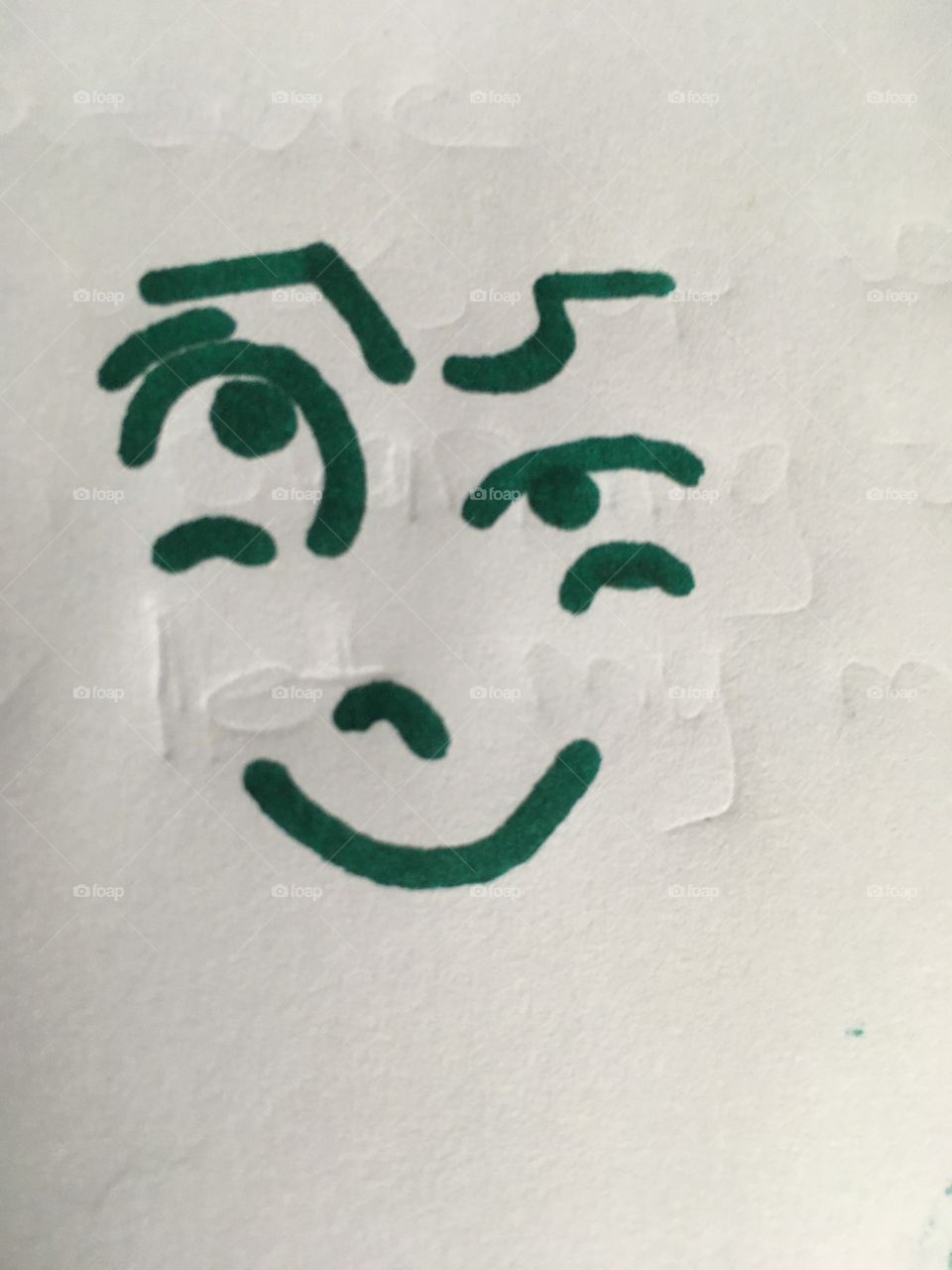 facial expression drawn