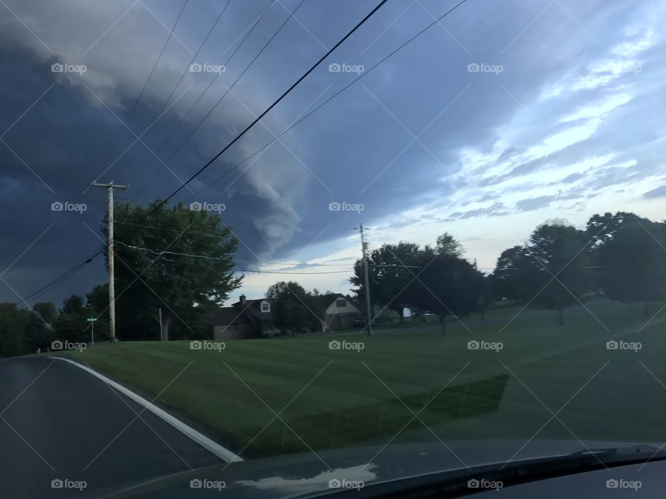 The incoming storm