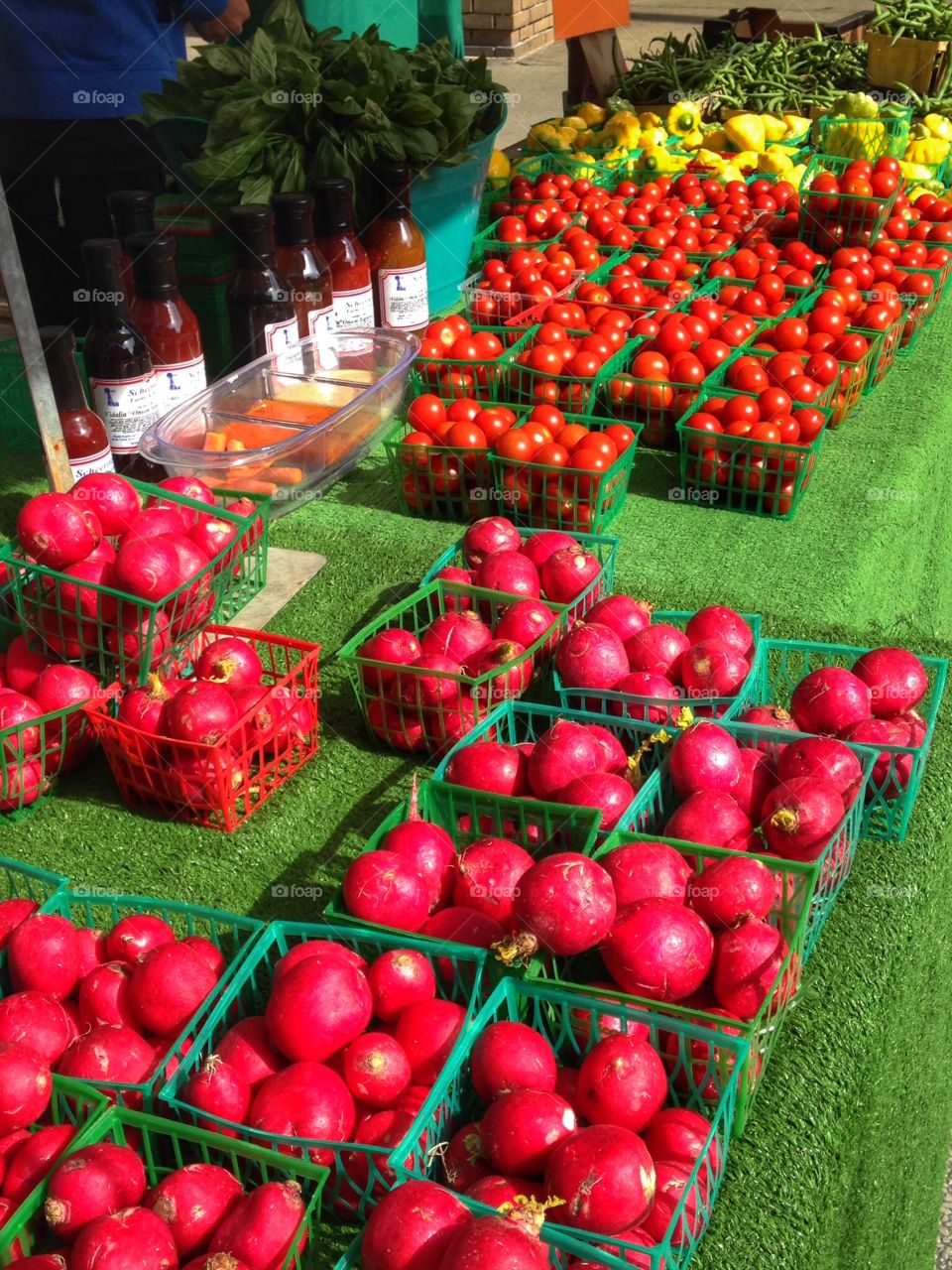 Farmers Market. Fruit and vegetables 