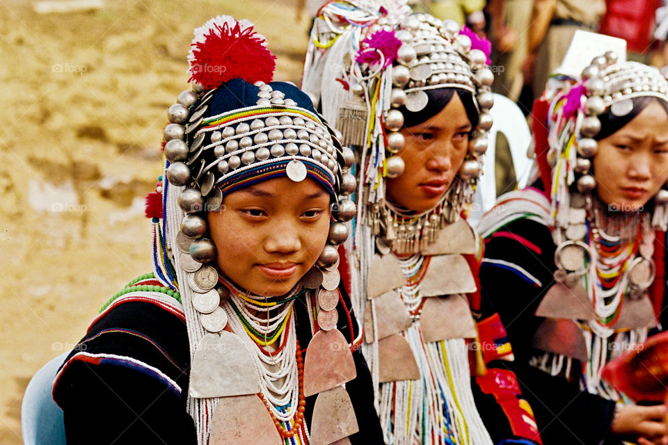Hill tribe girls of Myanmar