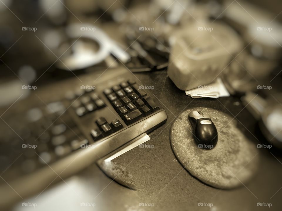 my desk. my desk items