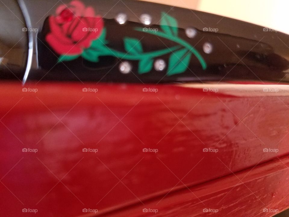red rose design